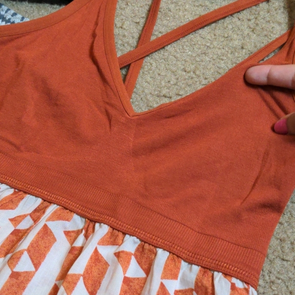 🌼Small/Medium - Target - Orange Maxi Dress🌼 - Picture 7 of 12